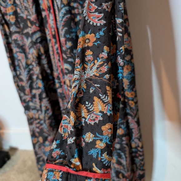 Holding Horses Anthropologie Escalante Shirt Dress Sz 00 Rodeo Western Prairie - Picture 6 of 16